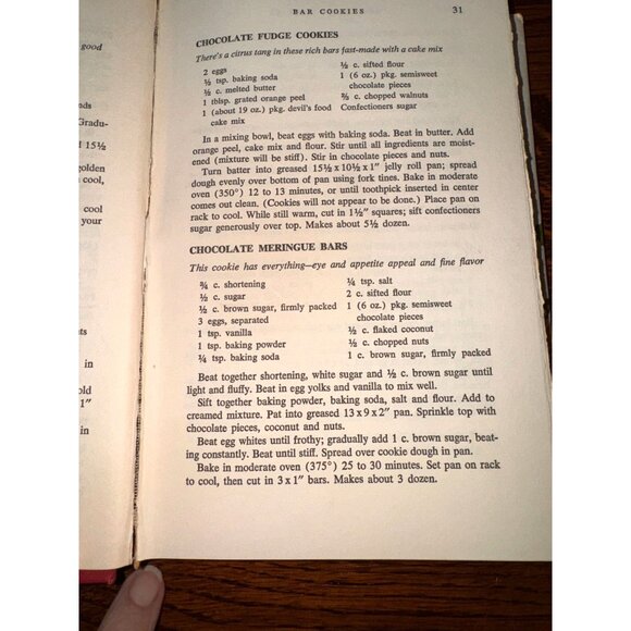 Homemade Cookies By The Food Editors Of Farm Journal First Edition 1971 Vintage - Picture 9 of 15
